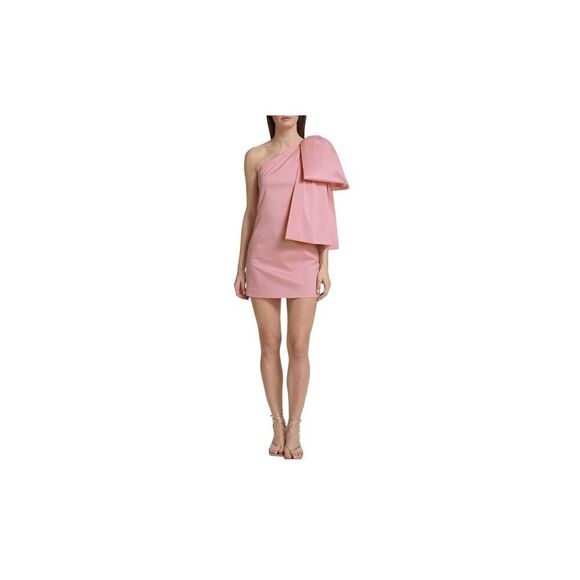 Bernadette Josselin Taffeta Bow Minidress light pink - Picture 1 of 8